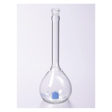 PYREX VISTA 200mL Class A Volumetric Flasks with PYREX Glass Standard Taper Stopper