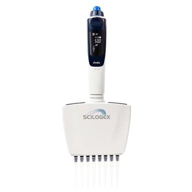 iPette Plus 8-Channel Electronic Pipettor, 10-100ul, 110-220V, 50/60Hz, US Plug