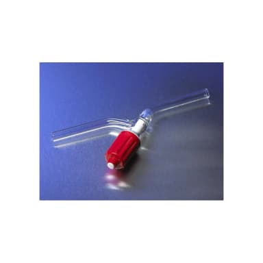 PYREX 0-10mm Plain Bore Rotaflo Two-Way In-Line Stopcock