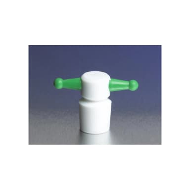 PYREX No. 19 PTFE Standard Taper Keyhole Stoppers, Color-Coded