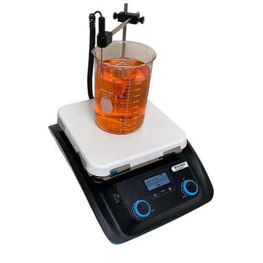 SCI500HS-Pro LCD Digital 10 x 10 Magnetic Hotplate Stirrer, ceramic-glass plate, 110V, 50/60Hz US Plug