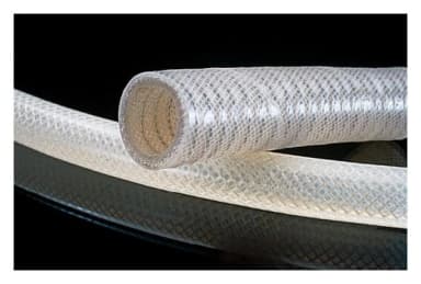 65 Platinum-cured Silicone Tubing Reinforced 1/4"ID x 9/16"OD