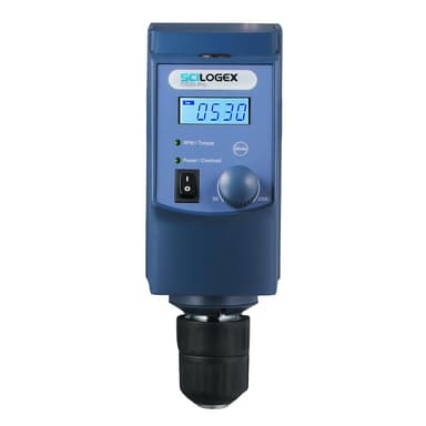 SCI40-Pro Overhead LCD Digital Stirrer, with stand and s/steel cross srirrer, 40L Capacity, 100-220V 50/60Hz, Euro Plug