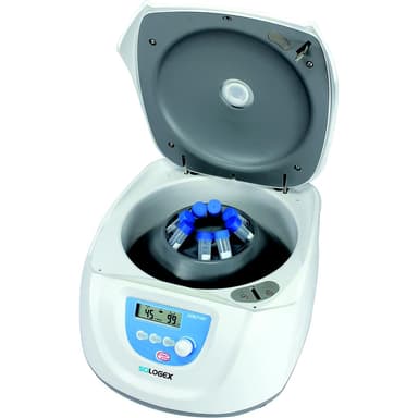 SCI412 LCD Digital Clinical Centrifuge, with 10200316 Rotor, & 19200317 Rotor Adapters & 19200318 Adapter Plugs: capacity 8 x 15ml / 12 x 10ml/7ml/5ml vacutainer, 110-220V, 50/60Hz, US Plug
