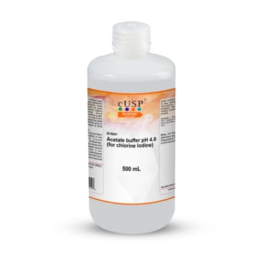 Acetate Buffer pH 4.0 For Chlorine, Iodine