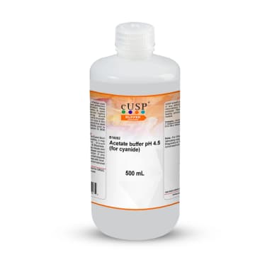 Acetate Buffer pH 4.5 For Cyanide