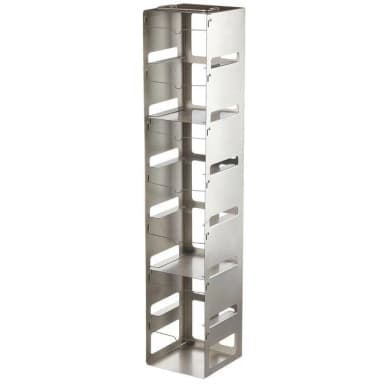 Vertical CryoBox Rack 5.0 mL 7-Shelf 9x9 Box SS 143 x 140 x 705 mm