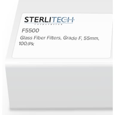 Grade F Borosilicate Glass Microfiber, 55mm, 100/Pk