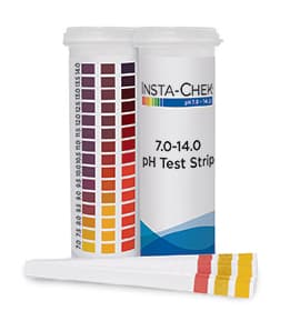 Multi-pad pH strip 7-14, Carton/6