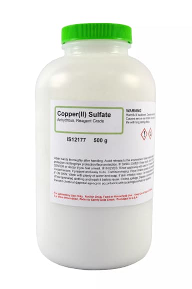 COPPER (II) SULFATE ANHYDROUS R/G 500G