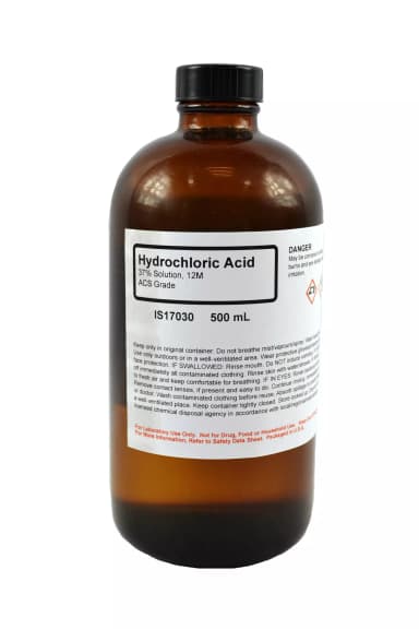 HYDROCHLORIC ACID, ACS, 500ML