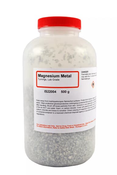 MAGNESIUM METAL TURNINGS L/G 500G MM0022-500G