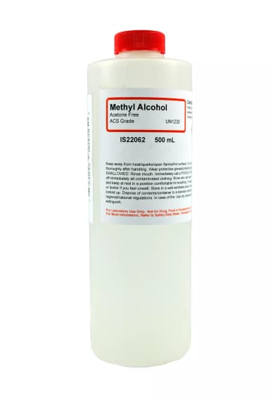 METHYL ALCOHOL ACS ACETONE FREE 500ML