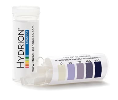 Hydrion Chlorine 0-200PPM 200PK, Carton10