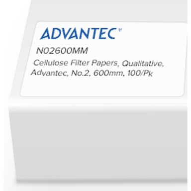 Qualitative Filter Papers No.2, 600mm, 100/pk