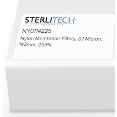 Nylon Membrane Filters, 0.1 Micron, 142mm, 25/Pk
