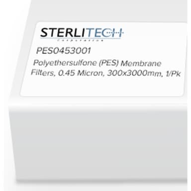 Polyethersulfone (PES) Membrane Filters, 0.45 Micron, 300 x 3000mm, 1/Pk