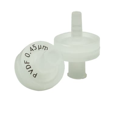 PVDF (Polyvinylidene) Syringe Filters, Abluo, 0.45 Micron, 13mm, 50/pk