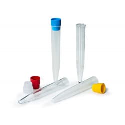 CENTRIFUGE TUBES 15ML CONICAL, 17X120 PP BULK