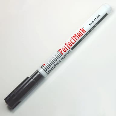 Diamond Perfect Mark, Laboratory Marker, Black, 10/Box - CS/500