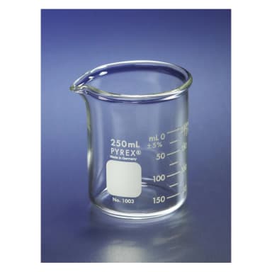 PYREX Heavy Duty Griffin 1L Beaker, Double Scale, Graduated