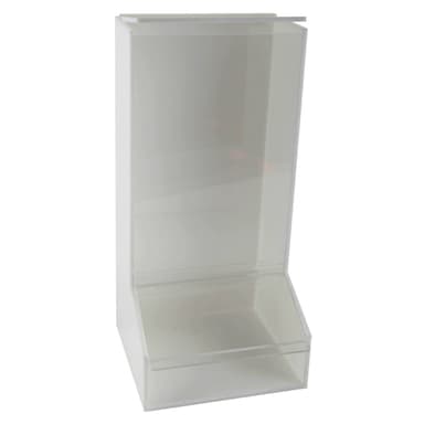 Work Station Storage Bin Lrg, Acrylic, 1/EA