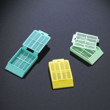 Cassette, Tissue Embedding with Attached Lid, 30 Writing Area, YELLOW, 500/Dispenser Box, 2 Boxes/Unit