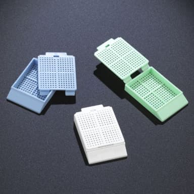 Cassette, Biopsy Embedding with Attached Lid, 30 Writing Area, YELLOW, 500/Dispenser Box, 2 Boxes/Unit