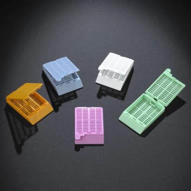 Cassette, Tissue Embedding with Attached Lid, 35 Writing Area, YELLOW, 500/Dispenser Box, 2 Boxes/Unit