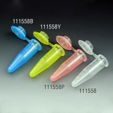 Microcentrifuge Tube, 1.5mL, PP, Attached Snap Cap, Graduated, Natural - cs-10000
