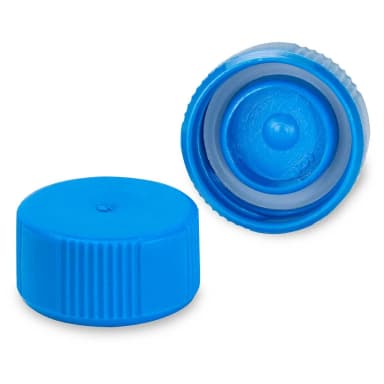 Screw Cap for Microtube, with O-Ring, Blue