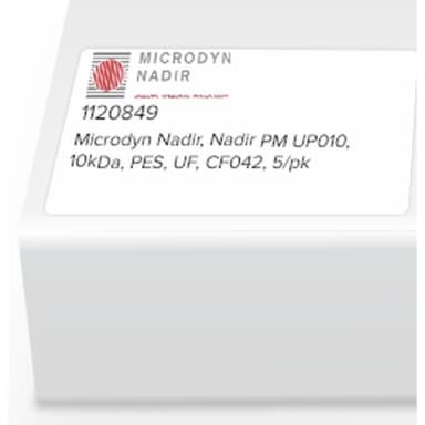 Microdyn Nadir, Nadir PM UP010, 10kDa, PES, UF, CF042, 5/pk