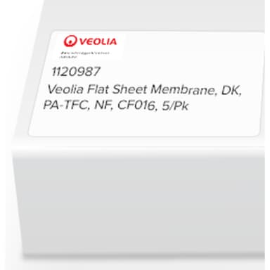 SUEZ (GE) Flat Sheet Membrane, DK, PA-TFC, NF, CF016, 5/Pk