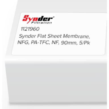 Synder Flat Sheet Membrane, NFG, PA-TFC, NF, 90mm, 5/Pk