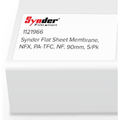 Synder Flat Sheet Membrane, NFX, PA-TFC, NF, 90mm, 5/Pk