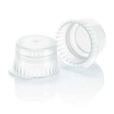 Cap, Snap, 12/13mm, PE, for Vacuum and Test Tubes, Clear - cs-10000