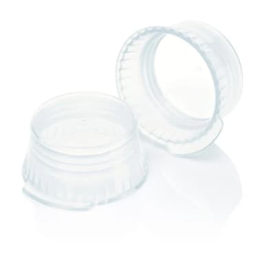 Cap, Snap, 16mm, PE, for 16mm Glass and Evacuated Tubes, Clear, cs-10000