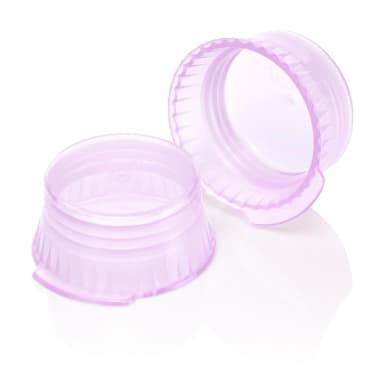 Cap, Snap, 16mm, PE, for 16mm Glass and Evacuated Tubes, Lavender, cs-10000
