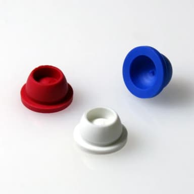 Cap, Plug, 12/13mm, Santoprene, for Vacuum and Test Tubes, LAVENDER, 1000/Pack