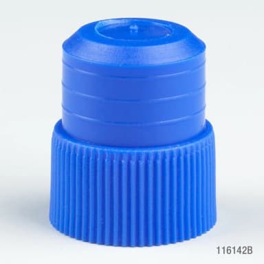 Cap, Plug, 16mm, Blue, 1000/Bag - cs-10000