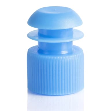 Cap, Flange Plug, 16mm, Blue - cs-10000