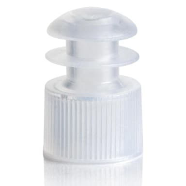 Cap, Flange Plug, 12mm, Clear - cs-20000