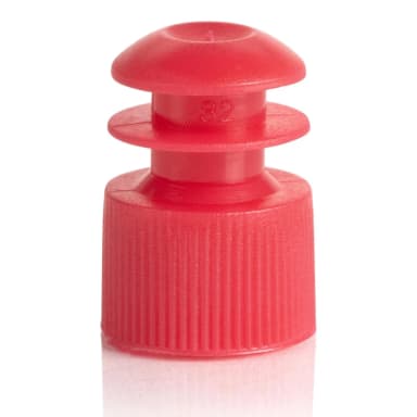 Cap, Flange Plug, 12mm, Red - cs-20000