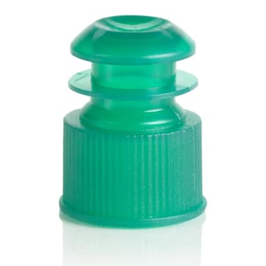 Cap, Flange Plug, 13mm, Green - cs-20000