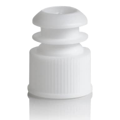 Cap, Flange Plug, 13mm, White - cs-20000