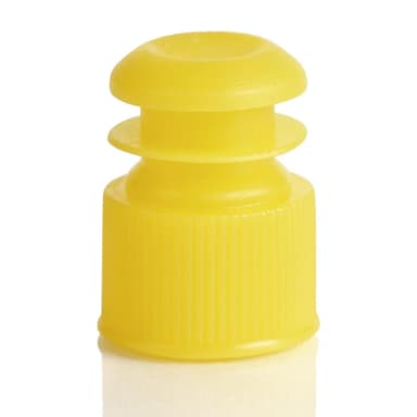 Cap, Flange Plug, 13mm, Yellow - cs-20000