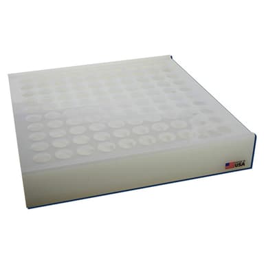 Rack Vial Scintillation 100 Place, PP, 1/EA