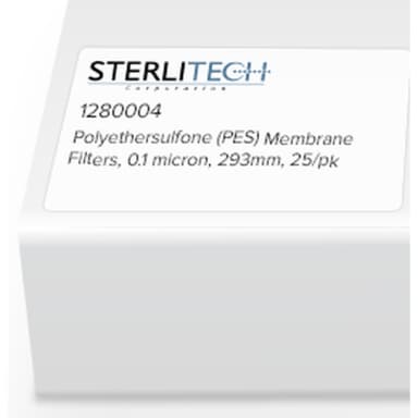 Polyethersulfone (PES) Membrane Filters, 0.1 micron, 293mm, 25/pk