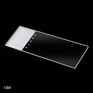 Microscope Slides, Glass, 25 x 75mm, 90 Ground Edges, Frosted, 1 End, 1 Side, 72/Box, 20 Boxes/Case (10 Gross)