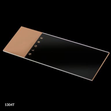Microscope Slides, Glass, 25 x 75mm, 90 Ground Edges, Tan Frosted, 72/Box, 2 Boxes/Case (1 Gross)